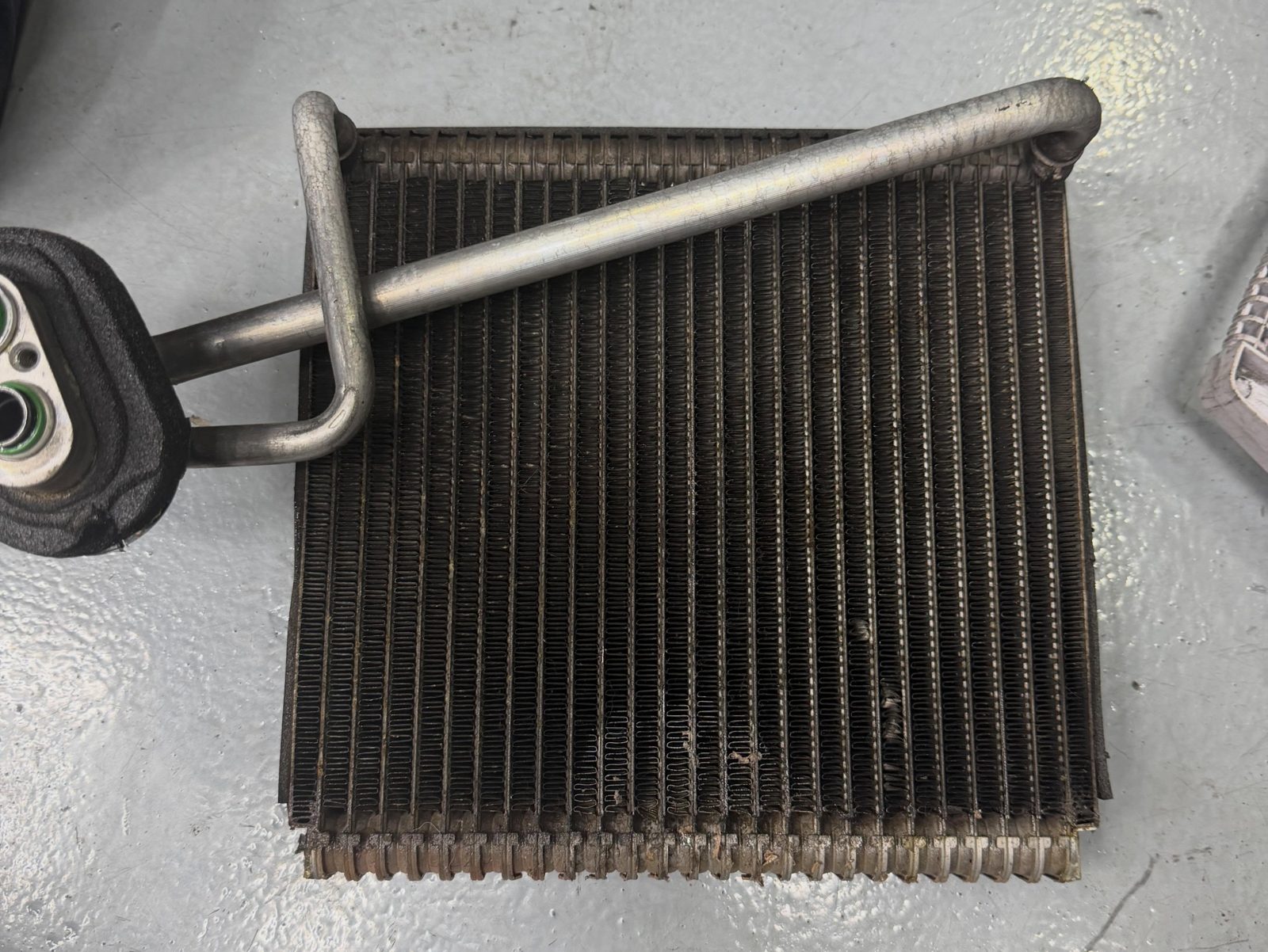 Aircon condenser and cooling coil at L1 Motorsports