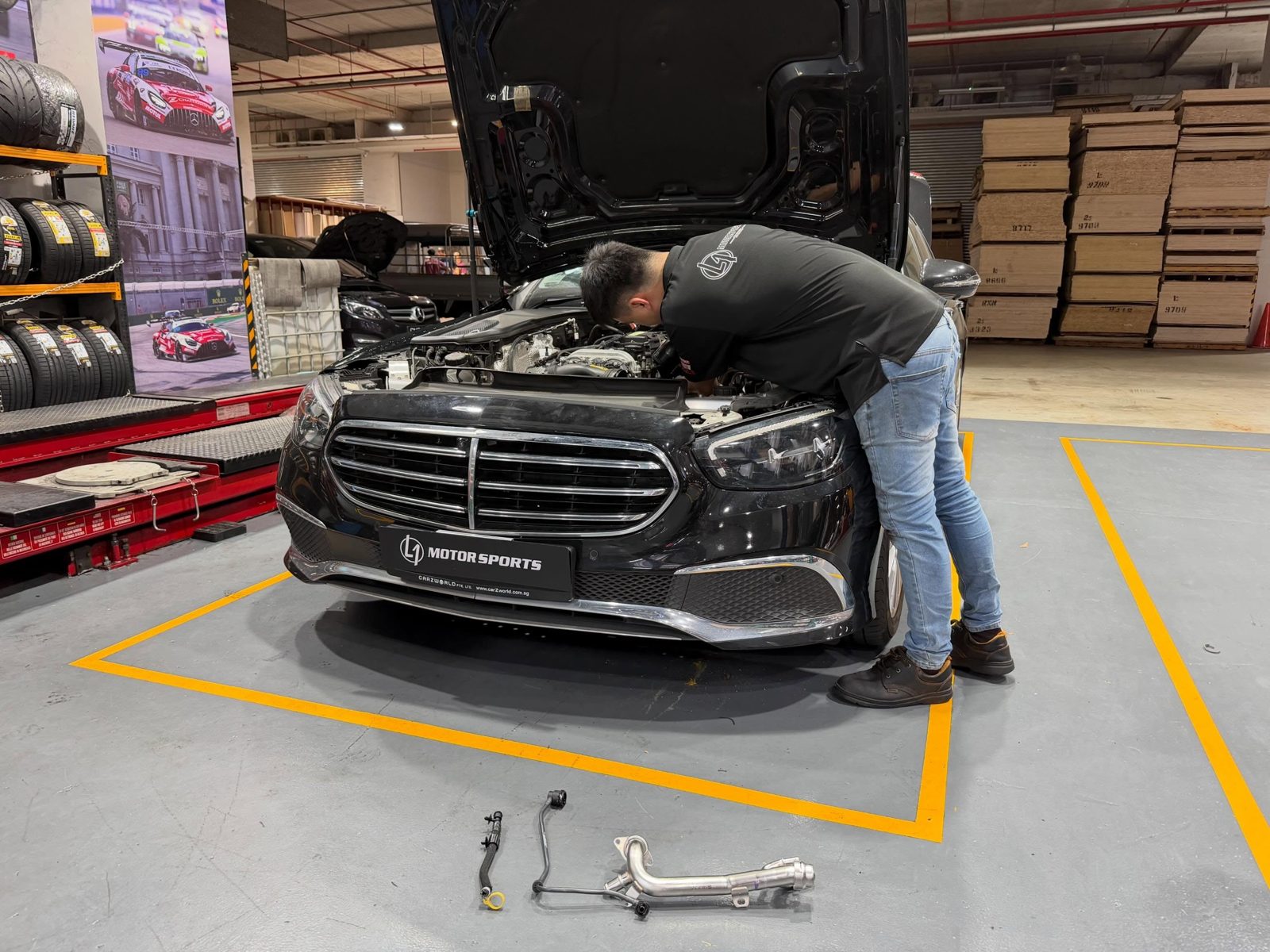 Steering rack replaced at L1 Motorsports