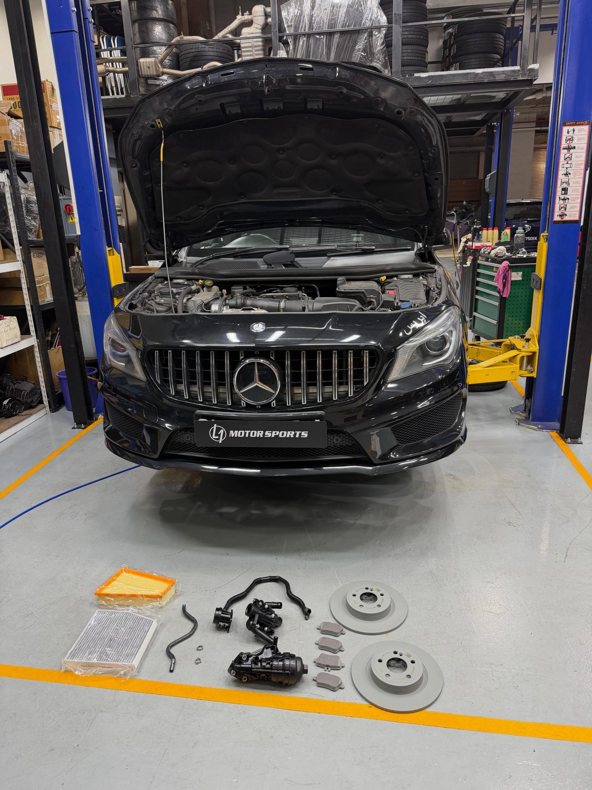 Inside the L1 Motorsports workshop